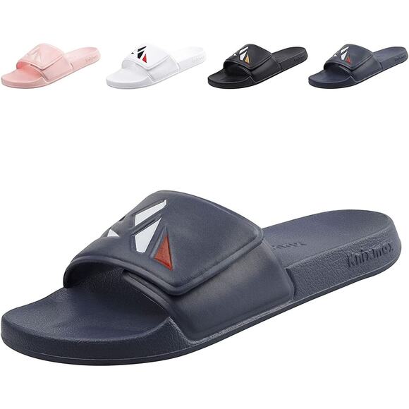 Shower Slide Sandals for Women Men, Swimming Pool College Dorm Slides Size 40-41 - Picture 3 of 12